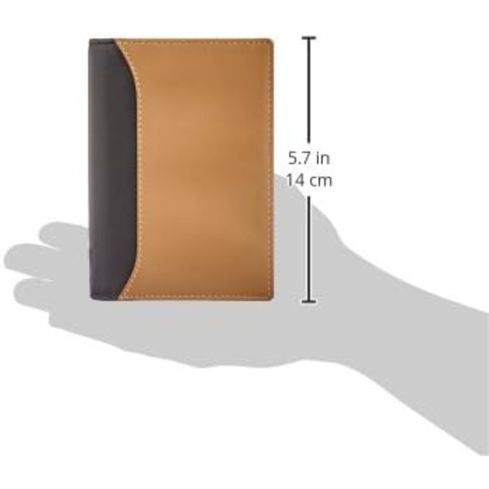 Органайзер Filofax 26032 Nappa Slimline Pocket, темно-коричневий/чорний