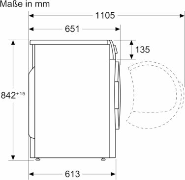 Сушильна машина Bosch Hausgeräte WQB245B40 60 см до 9 кг з тепловим насосом функціями AutoDry, SmartDry, Home Connect, з антивібраційним дизайном, біла,