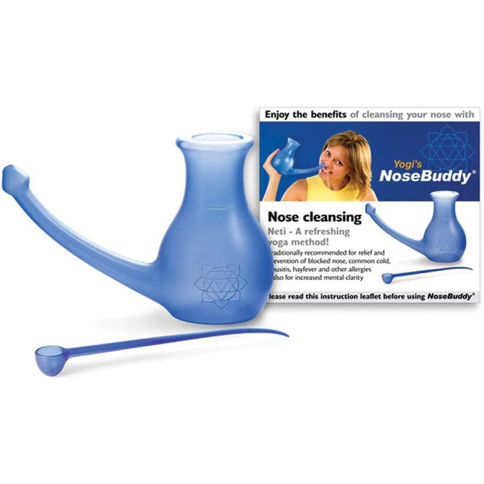 Горщик Yogishop NoseBuddy neti Pot, синій синій