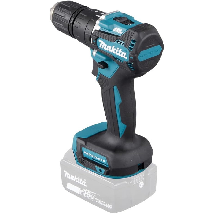 Акумуляторний комбінований дриль Makita DHP487Z 18V (без акумулятора, без зарядного пристрою) Акумуляторний комбінований дриль одинарний