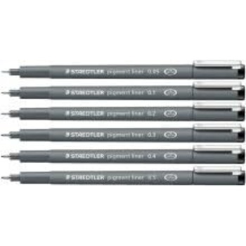 Пігментний вкладиш MARSGRAPHIC 0,05 чб. 308 005-9, 10 шт., STAEDTLER