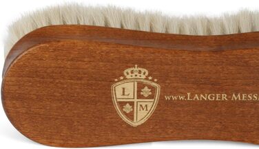 Щітка для взуття Langer & Messmer Premium Shoe Brush з тонкої козячої шерсті для полірування вашого взуття