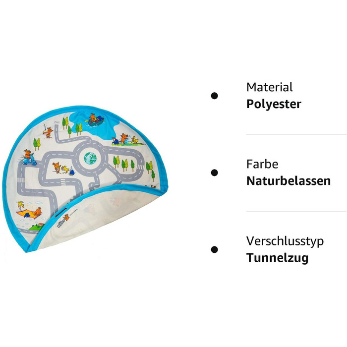 Дитяча ковдра для зберігання іграшок - ігровий килимок для дітей з мотивом Sendung mit der Maus