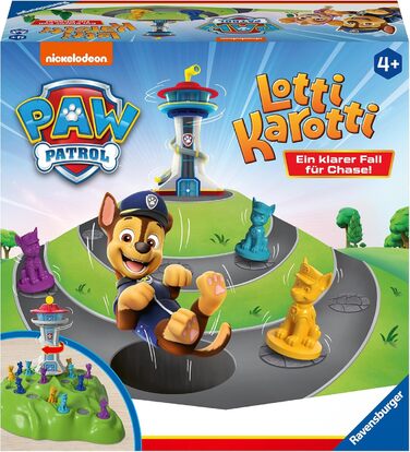 Класична гра з героями серіалу PAW Patrol, для 2-4 дітей віком від 4 років, 22372 - PAW Patrol Lotti Karotti