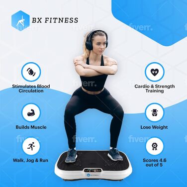 Віброплита Fitness 3D White