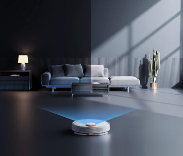 Робот-пилосос Xiaomi Robot Vacuum Mop 2S (потужність всмоктування 2200 Па, датчики LDS, контейнер для пилу 300 мл, резервуар для води 200 мл, додаток Mi Home, Alexa, Google Assistant), використання в приміщенні