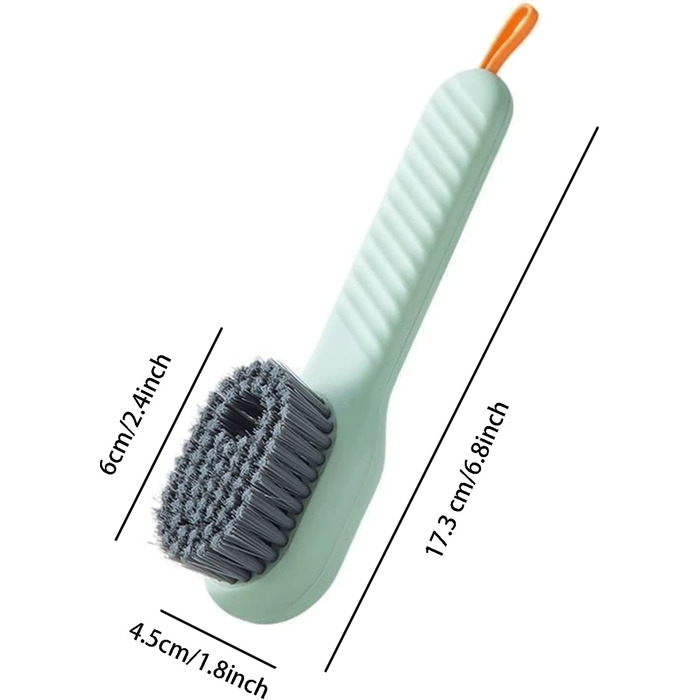 Щітка для взуття, щітка для чищення м'якої щетини, автоматичні щітки для додавання рідини, багатофункціональна рідка щітка для взуття, засіб для чищення білизни, щітка для плям від білизни, 4 шт.