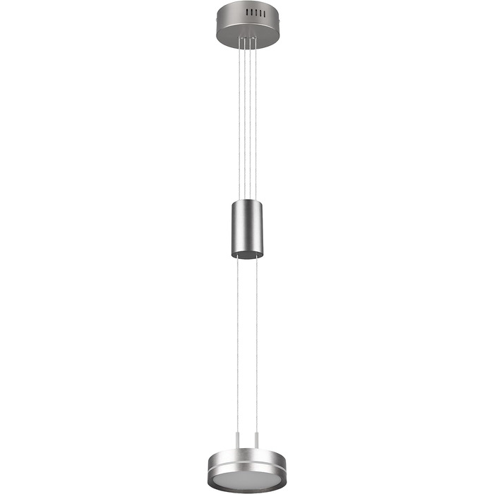 Світлодіодний торшер Trio Lights Franklin 426510208, Метал в т.ч. 35 Вт LED, зміна кольору, диммер (нікель-матовий, підвісний 1-полум'я)