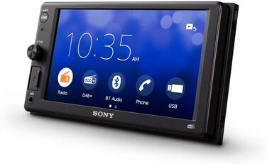 Приймач Sony XAV-1550ANT WebLink 2.0 DAB з Bluetooth для гучного зв'язку, навігації через смартфон 6,2-дюймовий дисплей і ручка з тюнером і антеною DAB