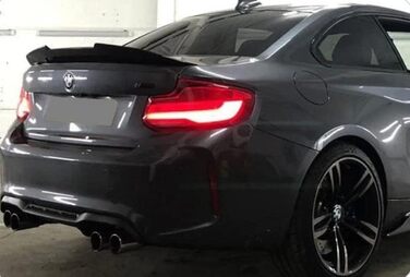 Задній спойлер, Глянцевий, Чорний, для BMW 4 Series 2014-2020, Performance Tuning Седан, 4-дверний, купе, 420i, 428i, 430i, 435i, 440i, Задній спойлер, 36 PSM Style