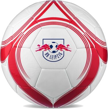 Футбольний м'яч RB Leipzig Caber Ball (1, білий/червоний)