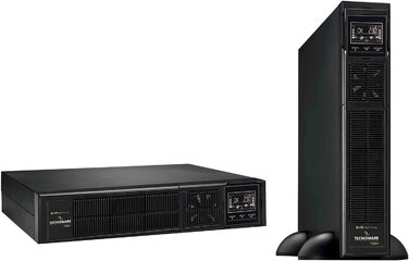 Джерело безперебійного живлення Tecnoware UPS EVO DSP PLUS 3600 - Онлайн-технологія, монтажна вежа - 8 виходів IEC - Автономність до 40 хв - Потужність (1200 ВА, стійка/вежа)