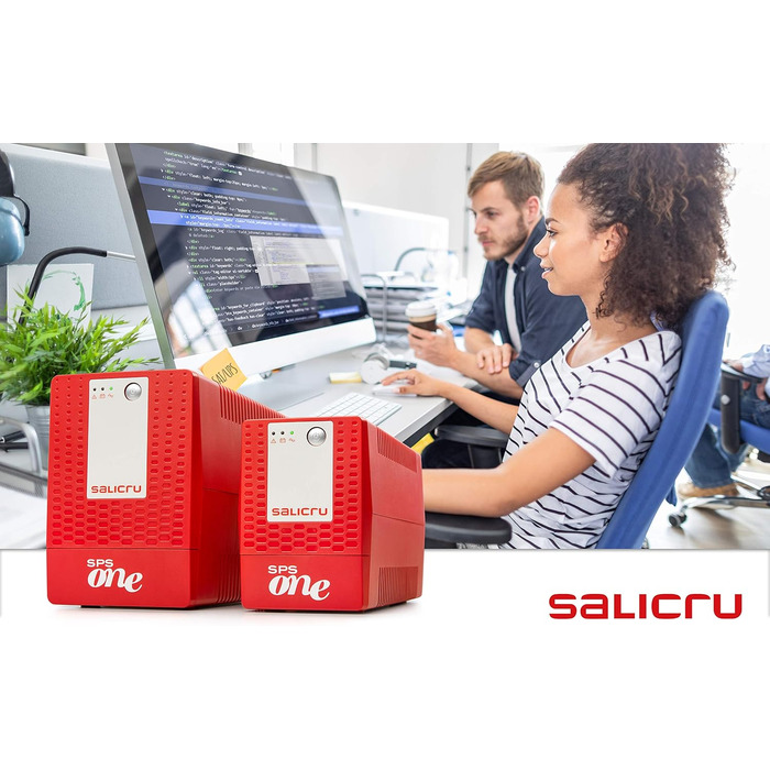 ДБЖ SALICRU SPS 500 ONE IEC, лінійно-інтерактивний, 4 виходи, 500 ВА/240 Вт USB Формат захисту від перевантаження Mini Tower 662AF000013