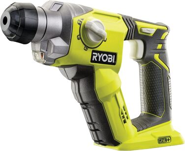 Акумуляторний перфоратор RYOBI 18 В ONE R18SDS-0 (енергія удару 1,3 Дж, макс. Діаметр свердління в дереві/цегляній кладці/сталі 16/16/13 мм, без акумулятора та зарядного пристрою) без акумулятора зарядний пристрій