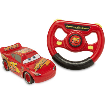 Машинка на дистанційному управлінні Lightning McQueen Pixar Cars, 15 см / 6, 2,4 ГГц, рухається в чотирьох напрямках, години задоволення від водіння, підходить для дітей віком від 3 років і старше