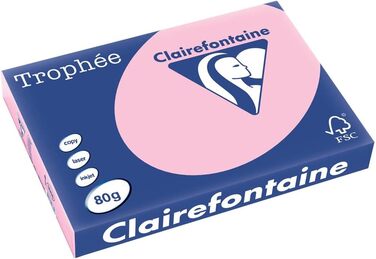 Папір Clairefontaine Trophe/1888C A3 рожевий 80 г Вміст 500 аркушів