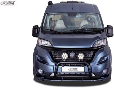 Передній спойлер RDX Racedesign Vario-X сумісний з Citroen Jumper & Fiat Ducato & Peugeot Boxer 2014- (PU) (розширення колісних арок з заводу)