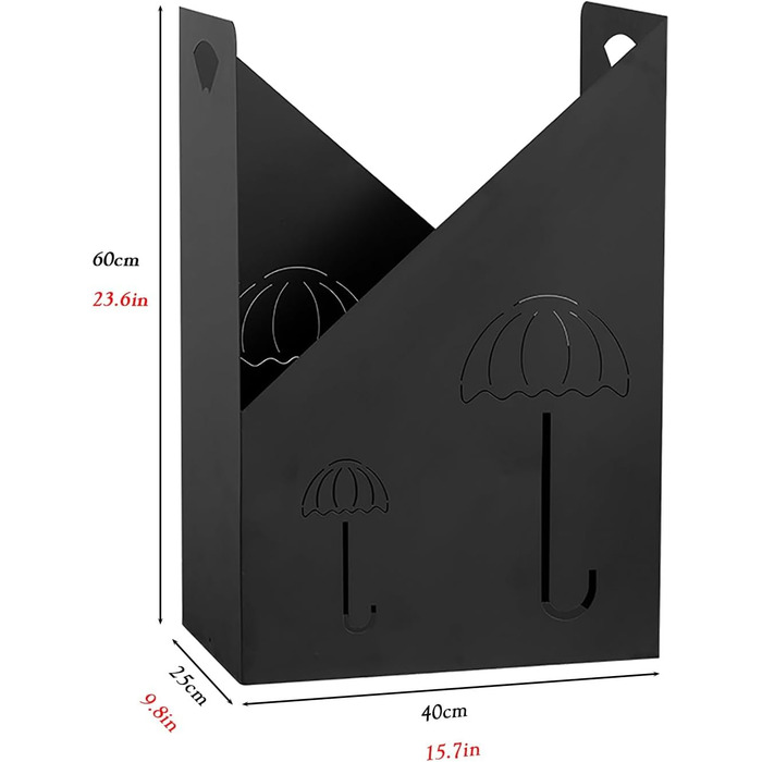 Підставка для парасольки Підставка для органайзера парасольок Вільно стоячий тримач парасольки для палиці Парасолька Бейсбольна бита, прямокутна металева підставка для парасольки зі знімною мискою для води, підставка для парасольки для палиці Парасолька Б