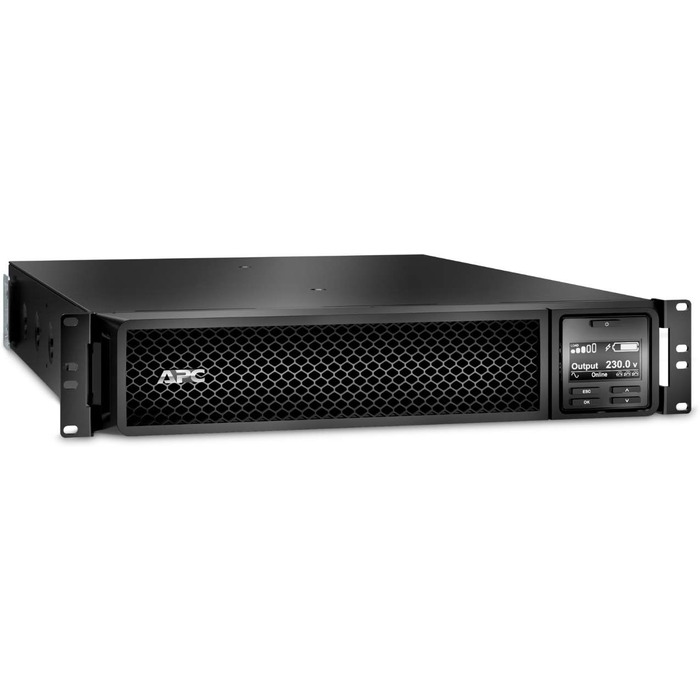 ДБЖ APC Smart-UPS SRT 1000 ВА RM 230 В з мережевою картою USB/послідовний - SRT1000RMXLI-NC