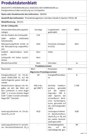 Великий. 2 лампи для духовки E14 40 Вт, 300 градусів, жаростійкі - лампочка для духовки, лампа з соляним кристалом, мікрохвильова піч, лавова лампа та багато іншого - лампа для духовки 40 Вт, 300 градусів, 400 люмен і 2700 К теплого білого кольору