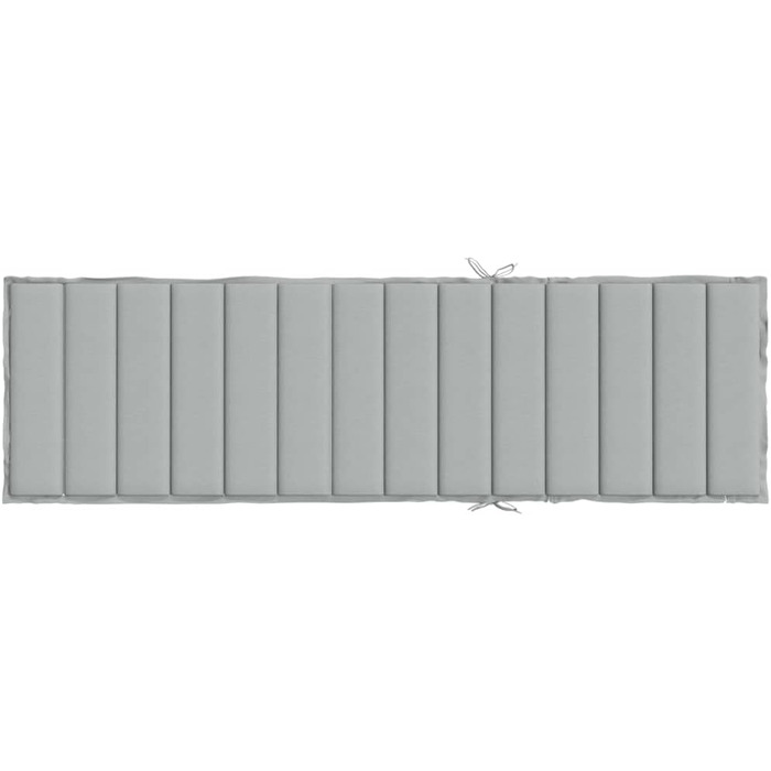 Подушка для шезлонга ZEYUAN Melange Light Grey 200x70x4 см Тканина, Подушка для шезлонга, Подушка для шезлонга, Подушка для шезлонга, Подушка для лавки, Подушка для стільця для високих стільців, Подушки для шезлонгів - 4002520