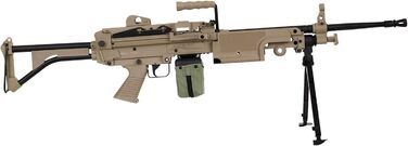 Штурмова гвинтівка A&K Airsoft M249 MK1 LMG AEG,Нейлонова модернізована версія