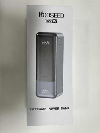 Power Bank KOOSEED 145W, 27000mAh для ноутбуків та інших пристроїв