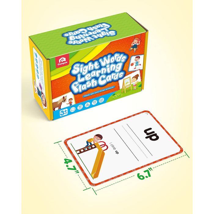 Для дитячого садка дошкільного віку 3 4 5 років малюків, 250 Dolch Word Game Reading Vocabulary Card Montessori Toys