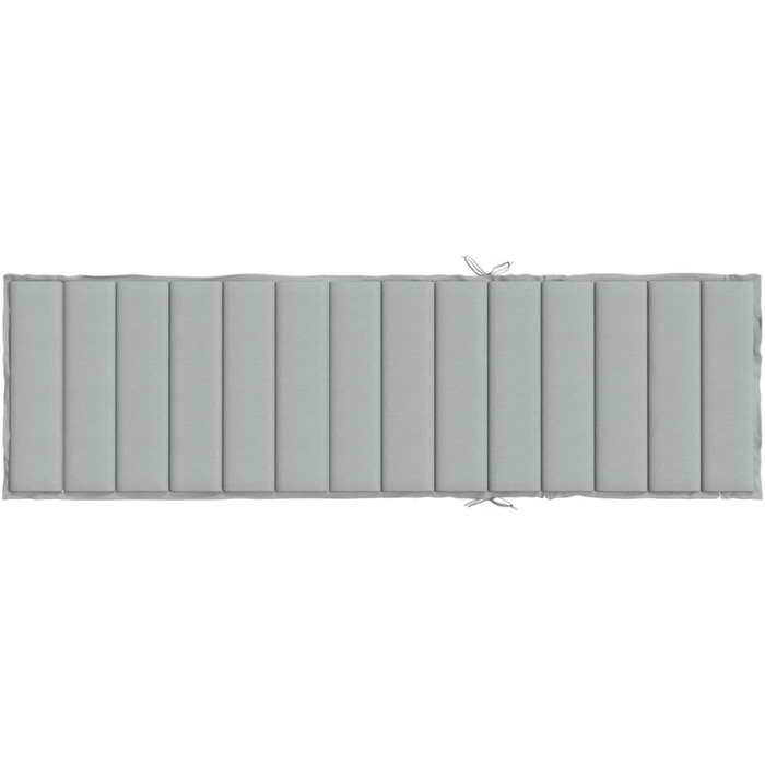 Подушка для шезлонгу CIADAZ Melange Light Grey 200x60x4 см Тканина, Подушка для шезлонга, Подушка для шезлонга, Подушка для шезлонга, Подушка для лавки, Подушка для стільця для високих стільців, Подушки для шезлонгів - 4002509