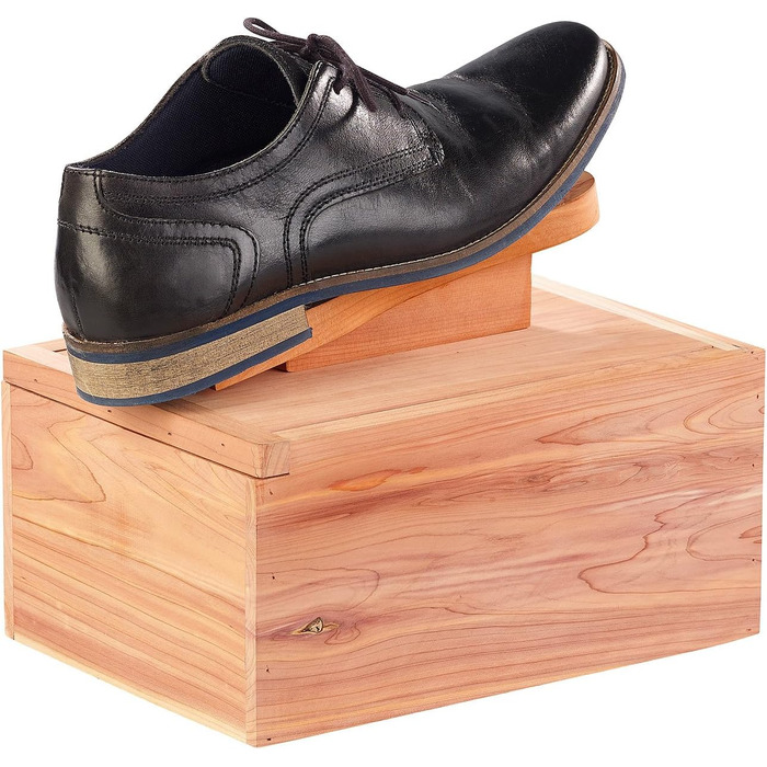 Розкішний Shoe Shine Box з кедрового дерева з підставкою для ніг (Shoe Shine Box Wood, Shoe Shine Box Wood, Shoe Shine Set)