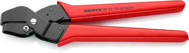 Плоскогубці Knipex поліровані, з пластиковими ручками 250 мм 90 61 16 16 x 32 мм Червоний