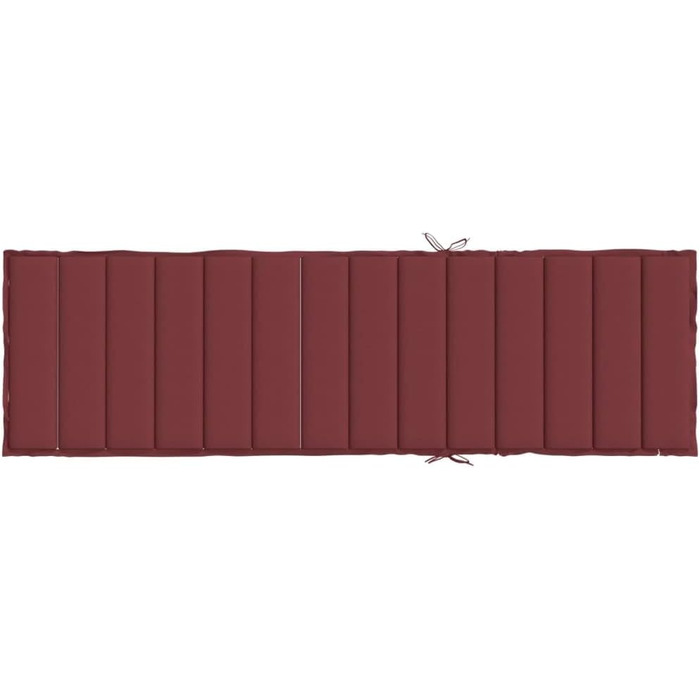 Подушка для шезлонгу LAPOOH Melange Wine Red 200x50x4 см Тканина, Подушка для шезлонга, Подушка для шезлонга, Подушка для шезлонга, Подушка для лавки, Подушка для крісла з високою спинкою, Подушки для шезлонгів - 4002507