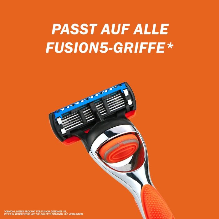 Леза бритви Ysit Blades - Змінні леза, сумісні з лезом Gillette Fusion 5-5 шт. (16 шт. ) - До 20 голінь на лезо