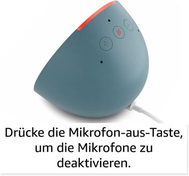 Сертифікований відремонтований Echo Pop Компактна та розумна Bluetooth колонка з повним звуком і Alexa антрацит