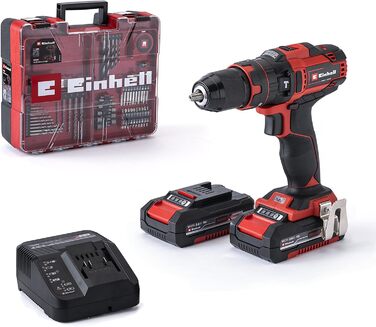 Набір акумуляторних комбінованих дрилів Einhell TE-CD 18/40 Li-i 64 Power X-Change 2x2.0 Ah