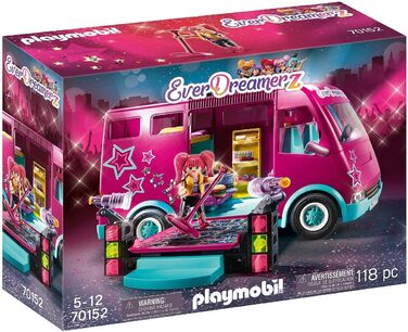 Туристичний автобус PLAYMOBIL-EverDreamerz 70152 - Музичний світ, від 5 років