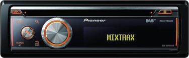 Автомобільна стереосистема 1DIN, CD-тюнер з FM і DAB, Bluetooth, MP3, USB і AUX вхід, RGB-підсвічування, комплект гучного зв'язку Bluetooth, додаток Smart Sync, 5-смуговий еквалайзер одинарний, 8700DAB