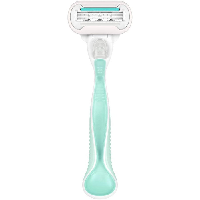 Леза для бритви Gillette Venus Deluxe Smooth Sensitive Women, 8 змінних лез для жіночих бритв з 5-кратним лезом 8 шт. (1 упаковка) Старі