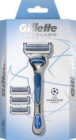 Чоловіча бритва Gillette SkinGuard з 3 лезами, ука 4 чутливих леза Skinguard