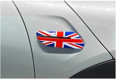 Бічна лампа Scuttle Light Pattern Fender Cap Чохол Сумісний з Mini Cooper F55 Hardtop F56 Hatchback F57 Covertible (Union Jack UK R, 2022)