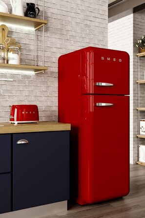 Тостер Smeg TSF01RDEU 2 скибочки, червоний