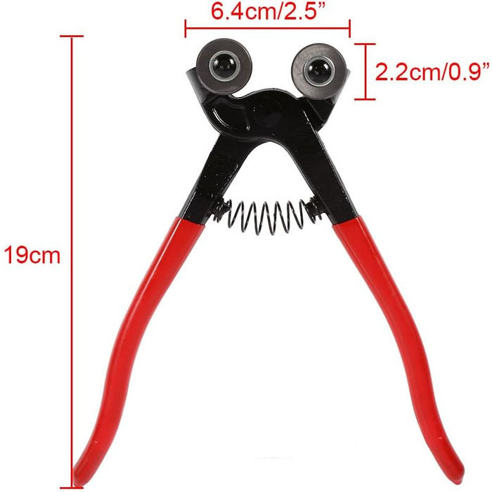 Плоскогубці для мозаїки 200 мм, різак для мозаїки Плоскогубці для різання та ламання плитки YG8Rad Максимальна товщина різання 15 мм