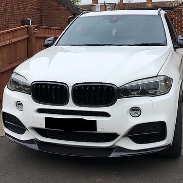 Передній спойлер для BMW X5 F15 2014-2018 M Sport MP, Спойлер для губ бампера Lip Durable AntiCollision Передній спойлер, звичайний A