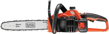 Акумуляторна літій-іонна ланцюгова пила BlackDecker 36V GKC3630L25 з акумулятором та зарядним пристроєм - Ідеально підходить для роботи з деревиною та в саду - Довжина полотна 30 см