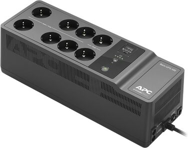 ДБЖ APC by Schneider Electric Back-UPS ES - BE850G2-SP 650 ВА з 8 роз'ємами Schuko та зарядним портом USB A і C, 850 В / 520 Вт