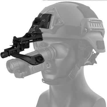 Для приладу нічного бачення PVS-14 PVS-7 J Arm Adapter PVS 14 Mount For Fast M88 Mich Helmet (Black) Ab