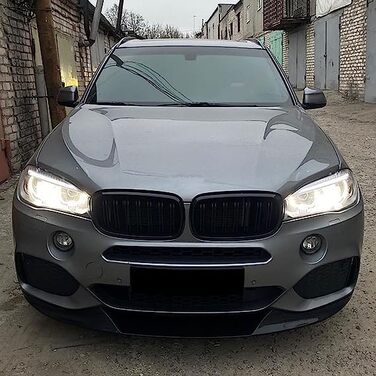 Передній спойлер для BMW X5 F15 2014-2018 M Sport MP, Спойлер для губ бампера Lip Durable AntiCollision Передній спойлер, звичайний A