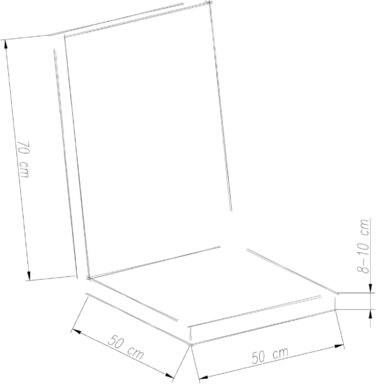 Комплект з 2 крісел з високою спинкою, 120 x 50 x 8 см, Зелений/Жовтий