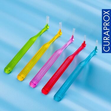 Щітки Curaprox Interdental CPS 09 prime plus (Пучок 3 шт. и), жовтий, діаметр 0,9 мм, ефективність 4 мм, набір з 15 міжзубних йоржиків CPS Prime 09 і 3 тримачів UHS 451 жовтий (1 упаковка)