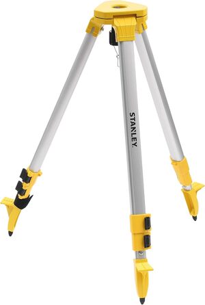 Стандартний штатив Stanley, алюмінієвий штатив (система Quick-Clamps, 0,97 м - 1,60 м, ремінь для перенесення, різьба 5/8 дюйма) STHT77625-1